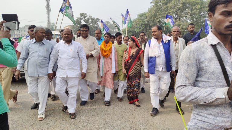 रालोसपा के नवनिर्वाचित जिला अध्यक्ष का हुआ भव्य स्वागत