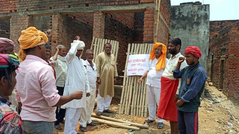 कॉमरेड रामदेव वर्मा को भाकपा माले के कार्यालय में दी गई श्रद्धांजलि.