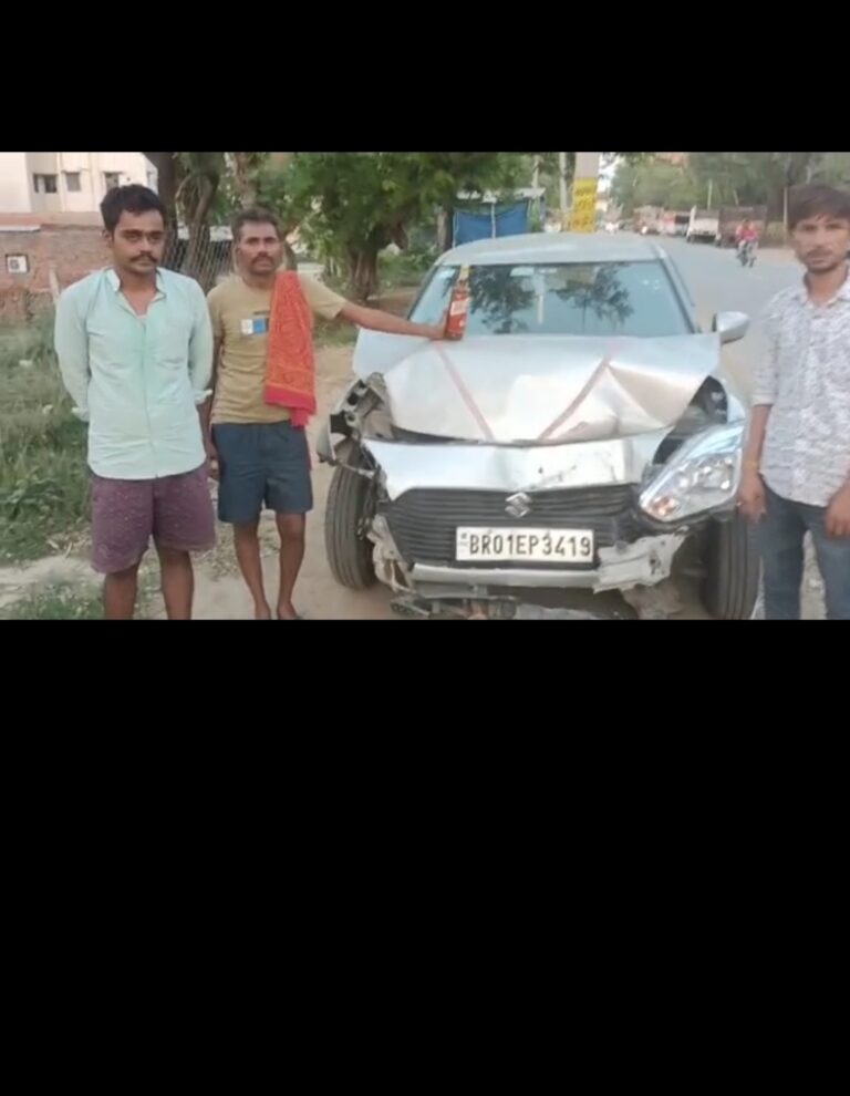 शराब के नशे में धुत युवक ने पुलिस को रौंदने की कोशिश