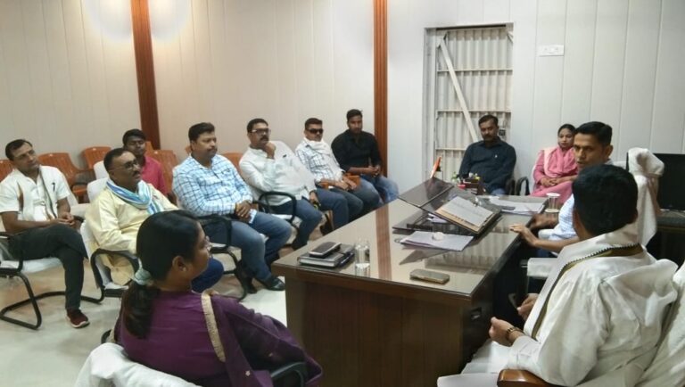 जल जमाव से निजात पाने के लिए हुई बैठक