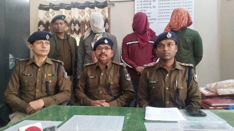 नगर थाना क्षेत्र के धोबी घाट में 72 घंटे पहले हुए हत्याकांड का पुलिस ने किया खुलासा
