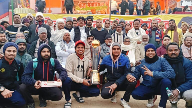 गया की टीम ने मुजफ्फरपुर की टीम को हराकर जीता फैज मेमोरियल क्रिकेट प्रतियोगिता