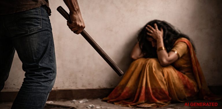 पति ने पत्नी को लाठी-डंडों से पीट-पीटकर मार डाला